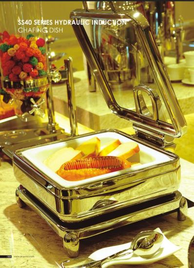 Round Chafing Dish with Glass Lid