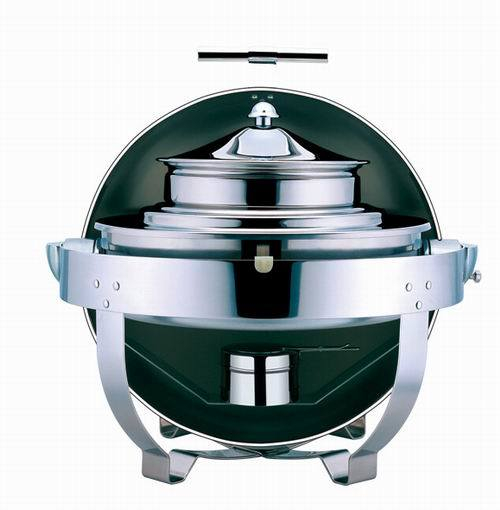 Round Copper Chafing Dish round chafers for sale SHIONP