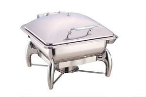Rectangular Chafing Dish with Glass Lid