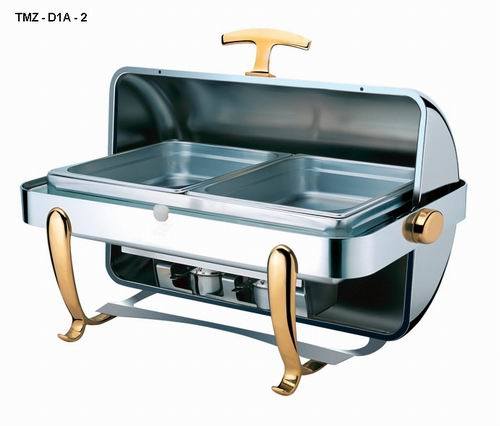 China Round Roll Top Chafing Dish