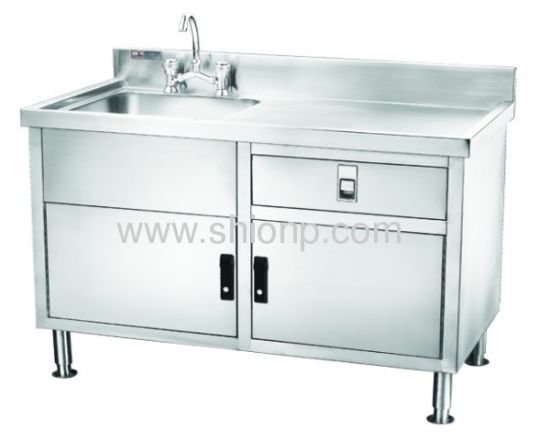Stainless Work Table with Sink